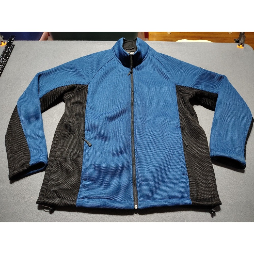 ZeroXposur ZXBLK Jacket Adult Large Blue Black Knit Outdoors Camping Hiking